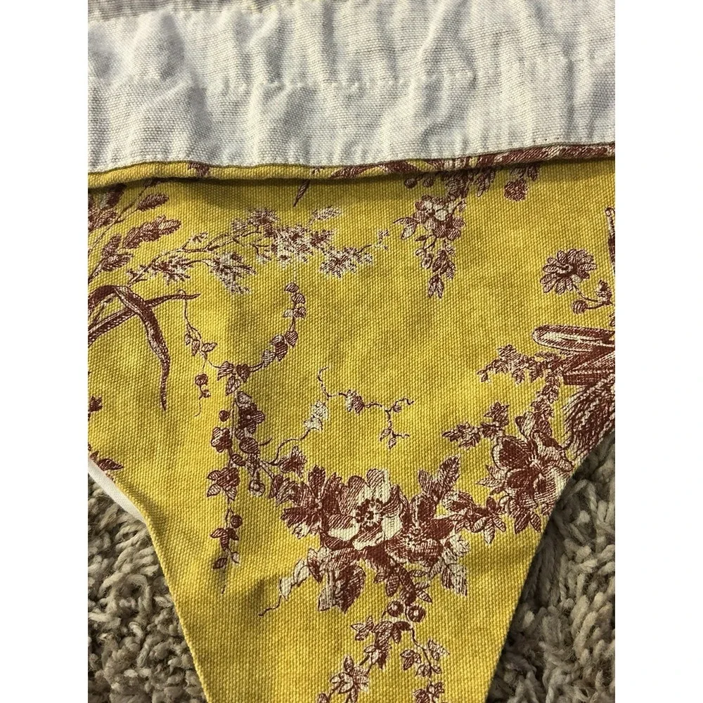 Waverly‎ French Country  2-Tier Scalloped Valance ~ La Petite Ferme Rooster
